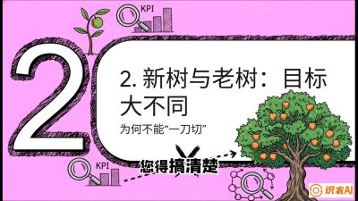 第3节：【春肥策略】开春底肥：新树&ldquo;扩版图&rdquo;，老树&ldquo;点引擎&rdquo;，课程：《柑橘底肥&ldquo;翻身账&rdquo;：从改土到高产的实战全书》