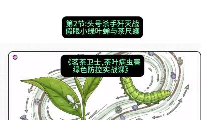 第02节：头号杀手歼灭战&mdash;&mdash;假眼小绿叶蝉与茶尺蠖，课程：《茗茶卫士&mdash;&mdash;茶叶病虫害绿色防控实战课》#识农AI