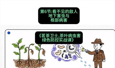 第06节：看不见的敌人&mdash;&mdash;地下害虫与根部病害，课程：《茗茶卫士&mdash;&mdash;茶叶病虫害绿色防控实战课》#识农AI