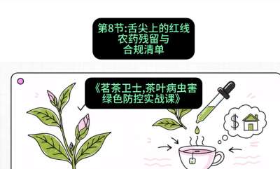 第08节：舌尖上的红线&mdash;&mdash;农药残留与合规清单，课程：《茗茶卫士&mdash;&mdash;茶叶病虫害绿色防控实战课》#识农AI
